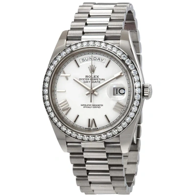 Rolex Day-date 40 Automatic Diamond White Dial Men's President Watch 228349wrp