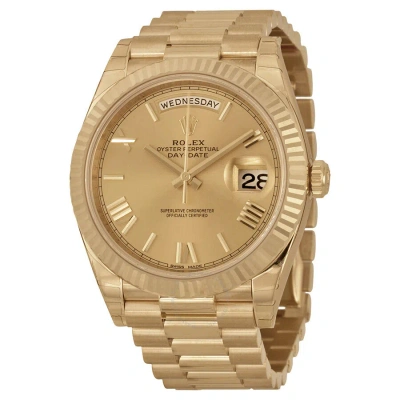 Rolex Day-date 40 Champagne Dial 18k Yellow Gold President Automatic Men's Watch 228238crsp
