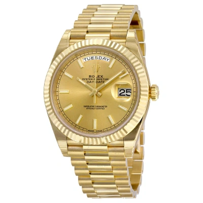 Rolex Day-date 40 Champagne Dial 18k Yellow Gold President Automatic Men's Watch 228238csp