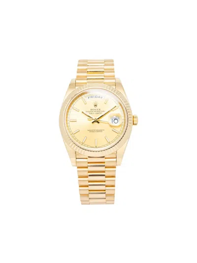 Pre-owned Rolex Day-date 40mm In Gold