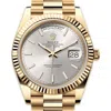 ROLEX ROLEX DAY-DATE AUTOMATIC CHRONOMETER SILVER DIAL MEN'S WATCH 228238-0066
