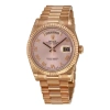 ROLEX ROLEX DAY-DATE CHAMPAGNE DIAL 18K EVEROSE GOLD PRESIDENT AUTOMATIC MEN'S WATCH 118235CRP