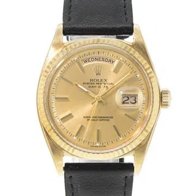 Pre-owned Rolex Day Date Watch In Multicolor