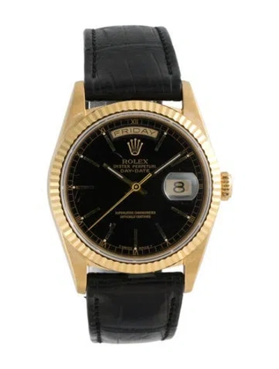 Pre-owned Rolex Day-date Watch In Multi