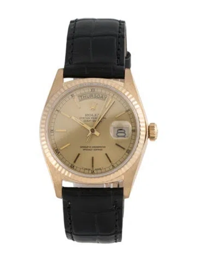 Pre-owned Rolex Day-date Watch In Multi