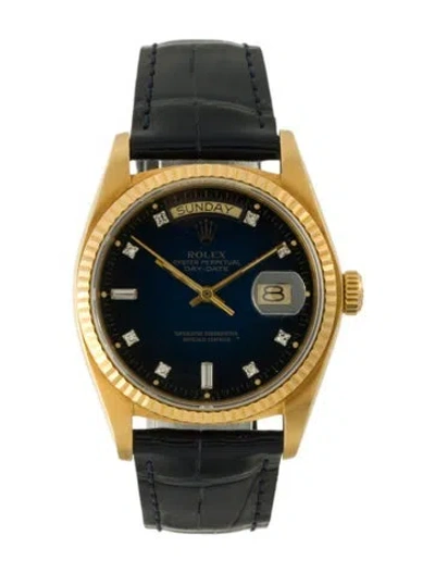 Pre-owned Rolex Day-date Watch In Multi