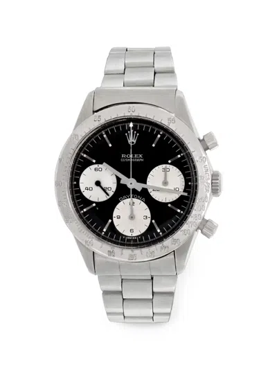 Pre-owned Rolex Daytona 37mm Watch In Black