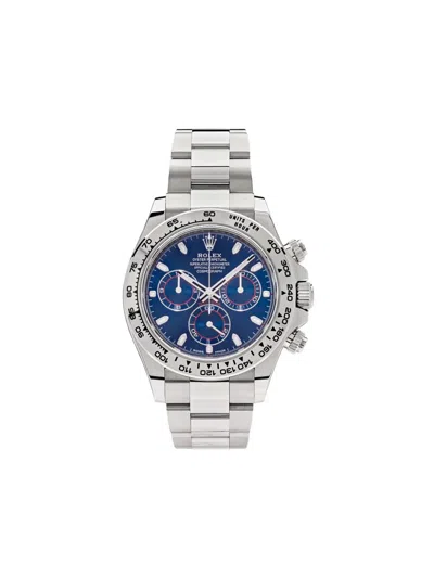 Pre-owned Rolex Daytona 40mm In Blue