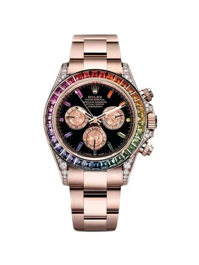 Pre-owned Rolex Daytona 40mm Watch In Black