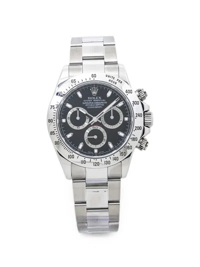 Pre-owned Rolex Daytona 40mm Watch In Black