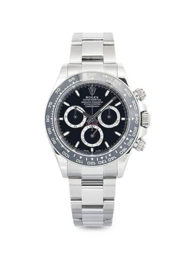 Pre-owned Rolex Daytona 40mm Watch In Black