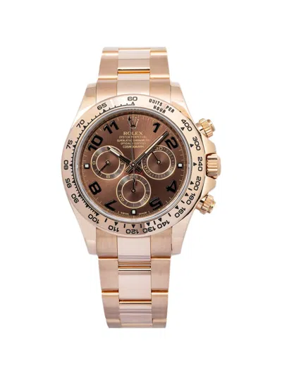 Pre-owned Rolex Daytona 40mm Watch In Brown