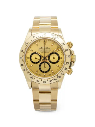Pre-owned Rolex Daytona 40mm Watch In Gold