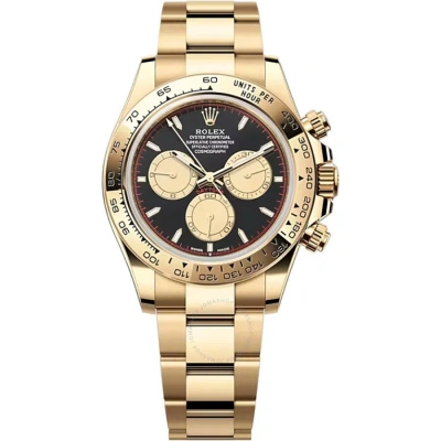 Rolex Daytona Chronograph Automatic Black Dial Men's Watch 126508-0002 In Gold