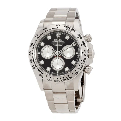 Rolex Daytona Chronograph Automatic Diamond Black Dial Men's Watch 126509-0002 In Metallic