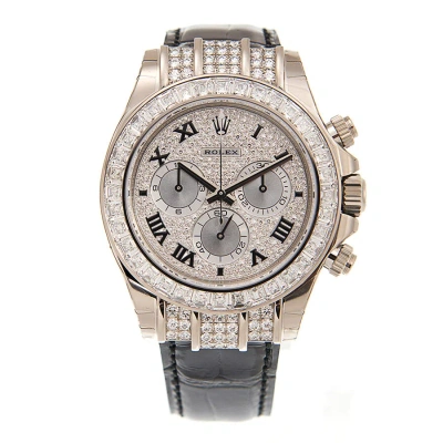 Rolex Daytona Chronograph Automatic Diamond Men's Watch 116599 Drl In Brown