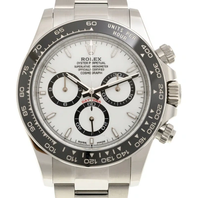 Rolex Daytona Chronograph Automatic White Dial Men's Watch 126500ln-0001 In Black / White