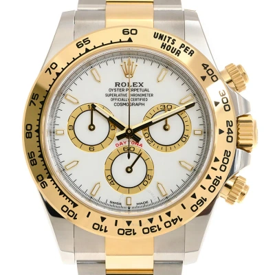 Rolex Daytona Chronograph Automatic White Dial Men's Watch 126503-0001 In Gold