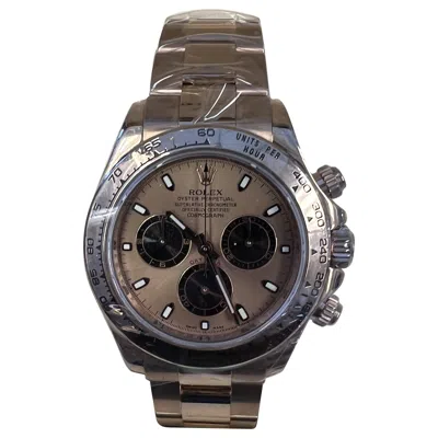 Pre-owned Rolex Daytona Mint Pink Dial 2020 Service Papers Rose Gold Box And Paper In Red