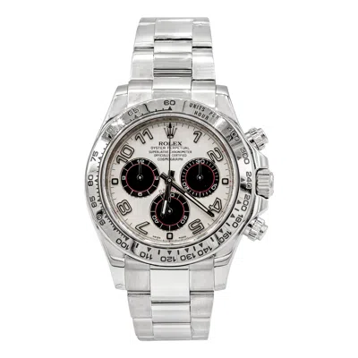 Pre-owned Rolex Daytona Ref 116509 Panda Dial White Gold Chronograph Wristwatch
