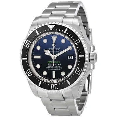 Pre-owned Rolex Deep Sea "james Cameron" Automatic Blue Dial Men's Watch 136660blso