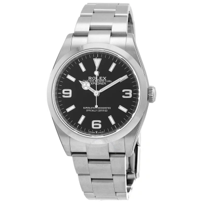 Rolex Explorer Automatic Chronometer Black Dial Men's Watch 124270bkaso