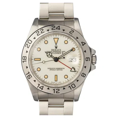 Pre-owned Rolex Explorer Ii 16570 Panna Polar S Serial 1993 In Multi
