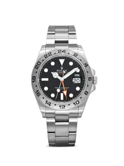 Pre-owned Rolex Explorer Ii 40mm In Black