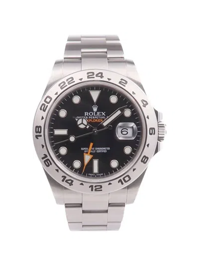 Pre-owned Rolex Explorer Ii 40mm Watch In Black