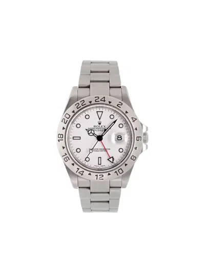 Pre-owned Rolex Explorer Ii 40mm In White