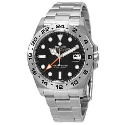 Pre-owned Rolex Explorer Ii Automatic Chronometer Black Dial Men's Watch 226570bkso