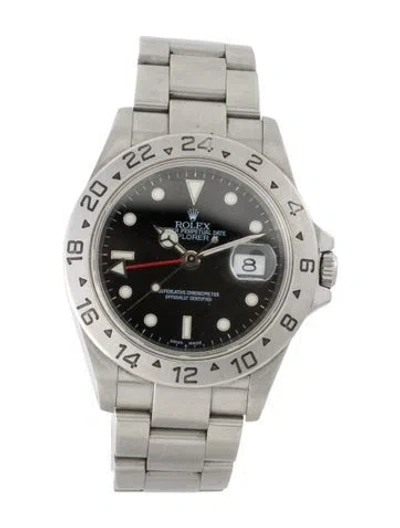 Pre-owned Rolex Explorer Ii Watch, 40mm In Multi