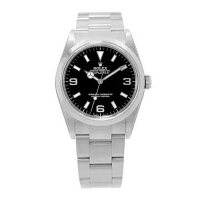 Pre-owned Rolex Explorer Watch, 36mm In Multi