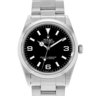 Pre-owned Rolex Explorer Watch, 36mm In Multi