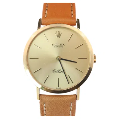 Pre-owned Rolex Genuine 18k  Watch. 18k Yg  Cellini 4112. In Multiple