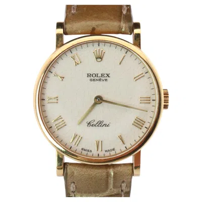 Pre-owned Rolex Genuine 18k  Watch. 18k Yg  Cellini 5109 Fully Serviced. In Multiple