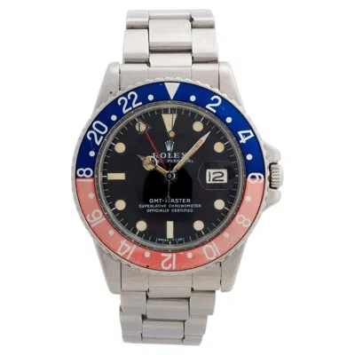 Pre-owned Rolex Gmt Master 1675 'pepsi'/pan Am' Bezel, 40mm Case, Mark 11 Dial, Year 1973 In Multi