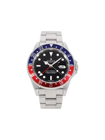 Pre-owned Rolex Gmt Master Ii 40mm In Silver