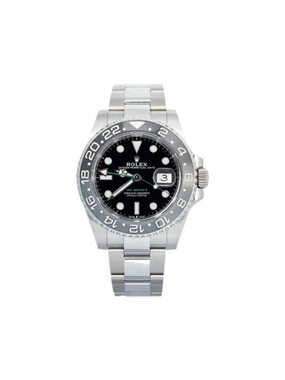 Pre-owned Rolex Gmt-master Ii 40mm Watch In Black