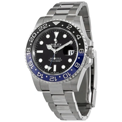 Rolex Gmt-master Ii Automatic Black Dial Batman Bezel Men's Watch 126710bkblso