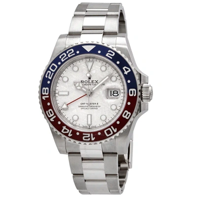Rolex Gmt-master Ii Automatic Chronometer Meteorite Dial Pepsi Bezel Watch M126719blro-0002 In Metallic