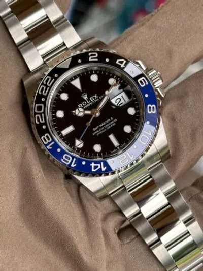Pre-owned Rolex Gmt Master Ii Batman 126710blnr 2024 Bnib