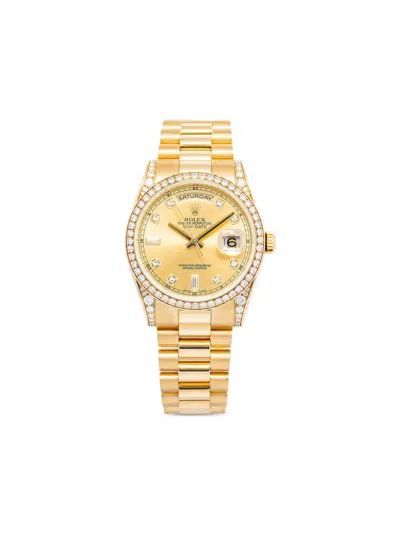Pre-owned Rolex Gmt-master Ii Batman 36mm