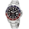 ROLEX PRE-OWNED ROLEX GMT-MASTER II AUTOMATIC BLACK DIAL MEN'S WATCH 126710BKSO