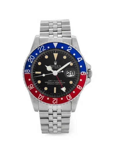 Pre-owned Rolex Gmt-master 40mm Watch In Black