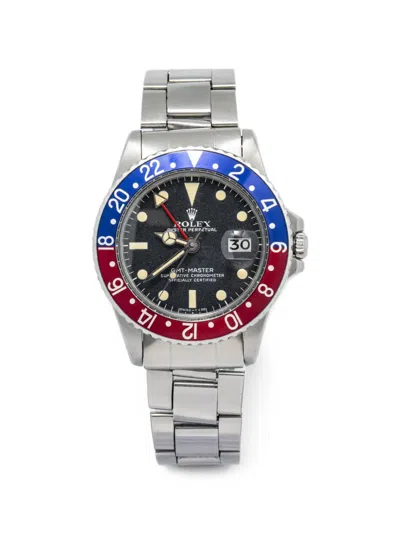 Pre-owned Rolex Gmt-master 40mm Watch In Black