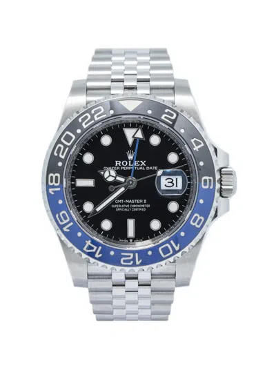 Pre-owned Rolex Gmt-master Ii 40mm Watch In Black