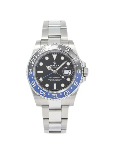 Pre-owned Rolex Gmt-master Ii 40mm Watch In Black
