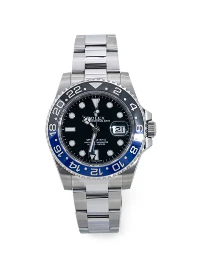 Pre-owned Rolex Gmt-master Ii 40mm Watch In Black