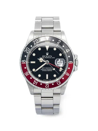 Pre-owned Rolex Gmt-master Ii 40mm Watch In Black